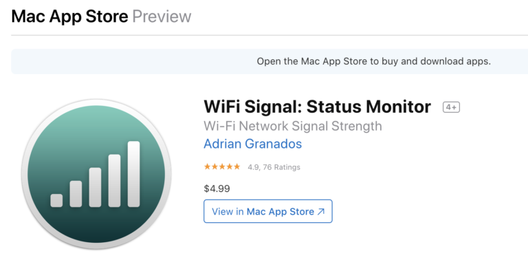 WIFI Signal Status : App บน Mac ที่ช่วยให้เราดูสถานะ WIFI ได้อย่างโคตรดี